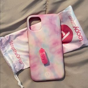 iphone 11 tie-dye loopy case